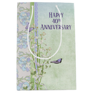 Lily of the Valley 40th Anniversary Medium Gift Bag