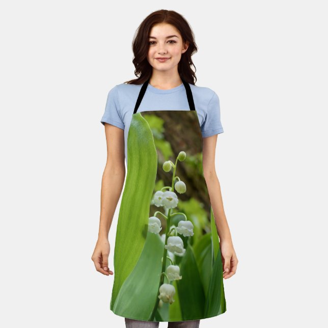 Lily of the Valley All Over Print Apron (Worn)