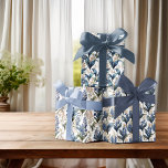 Lily of the Valley and Hawthorn Floral Patterns Wrapping Paper Sheet<br><div class="desc">Beautiful lily of the valley and hawthorn flowers floral patterns.</div>