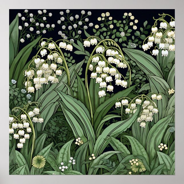 Lily of the Valley Art Print (Front)