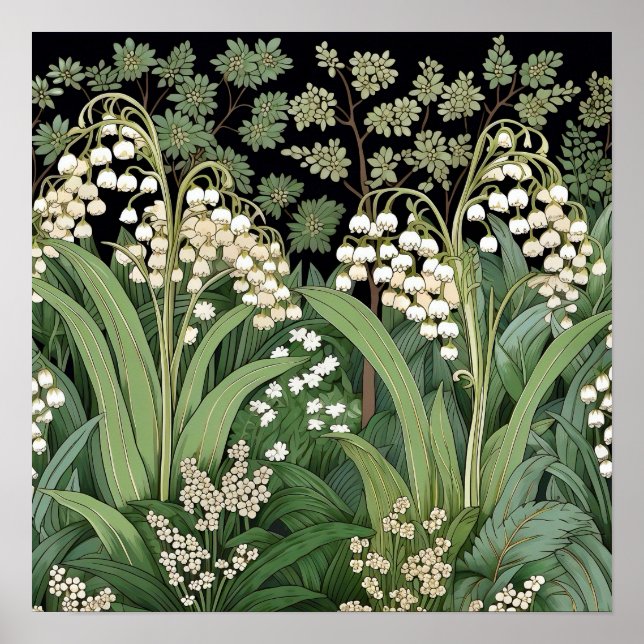 Lily of the Valley Art Print (Front)