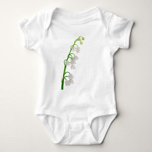 Lily Of The Valley Baby Bodysuit (Front)