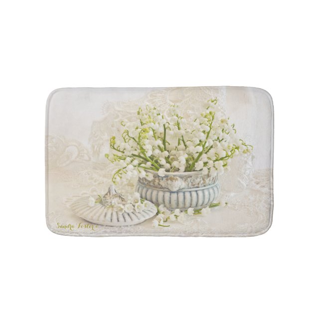 Lily Of The Valley Bath Mat (Front)