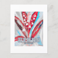 Lily of the Valley Birth Month Flower Watercolour