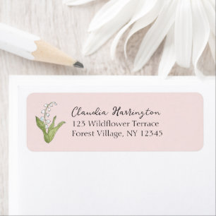 Lily of the Valley Blue Wildflower Floral Address