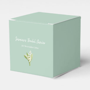 Lily Of The Valley Bouquet Bridal Shower Favour Box