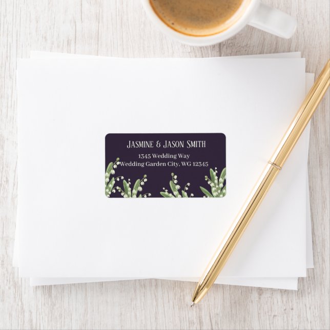 Lily Of The Valley Bouquet Wedding  Label (Insitu)