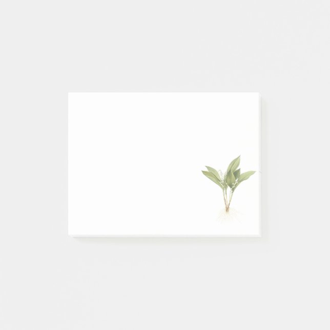 Lily-of-the-valley(Convallaria majalis) by Redouté Post-it Notes (Front)