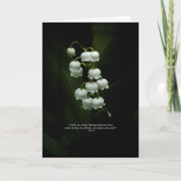 Lily of the Valley Easter/Christian Greeting Card