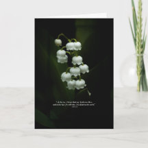 Lily of the Valley Easter/Christian Greeting Card
