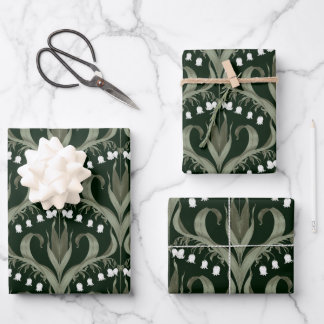 Lily of the Valley Elegant design Wrapping Paper Sheet