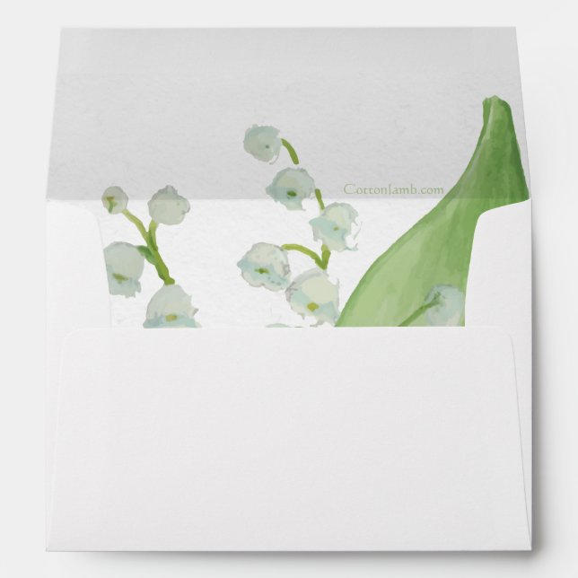 Lily of the Valley Envelope (Back (Bottom))