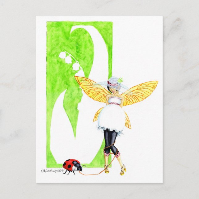 Lily of the Valley Fairy Postcard (Front)