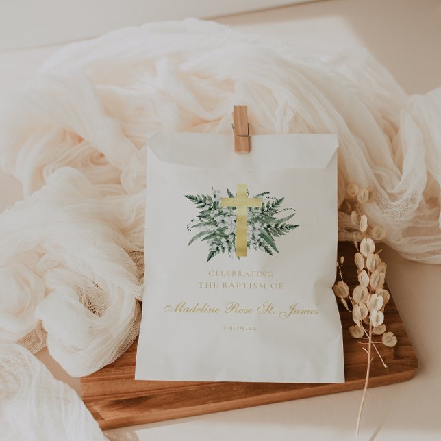 Lily of The Valley | Floral Baptism Christening Favour Bags (Creator Uploaded)