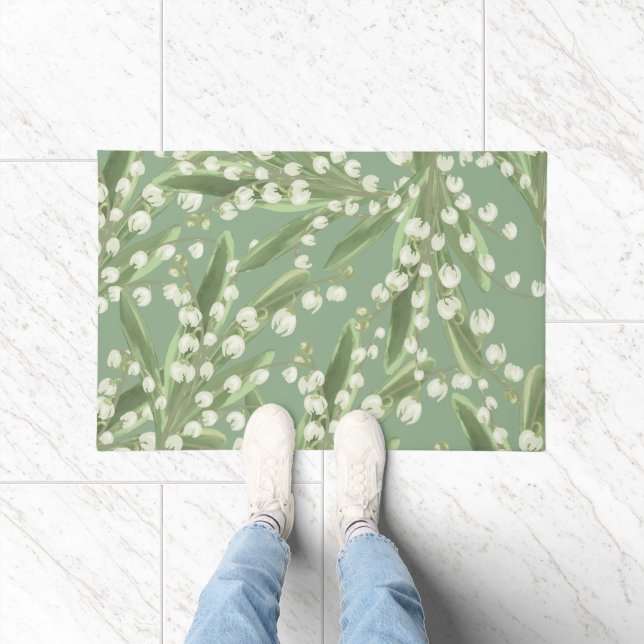 Lily of the valley Floral  Doormat (Indoor)