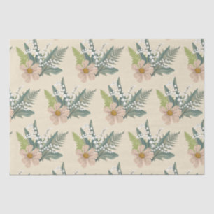 Lily of the Valley Floral Garden Tissue Paper