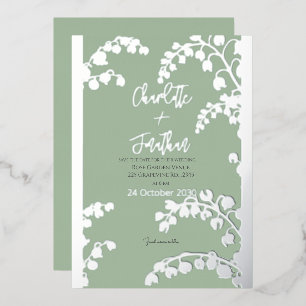Lily of the Valley Floral Garden Wedding Gold
