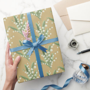Lily of the Valley Floral  Wrapping Paper