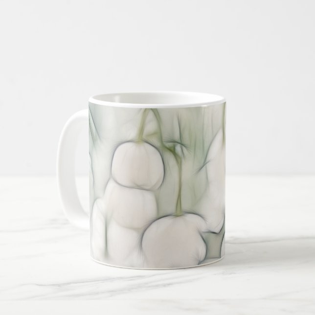 Lily of the Valley Flower Bouquet Coffee Mug (Front Left)