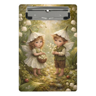 Lily of the Valley Forest Fairies Mini Clipboard