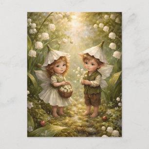 Lily of the Valley Forest Fairies Postcard