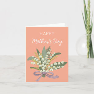 Lily of the Valley Happy Mother's Day Holiday Card