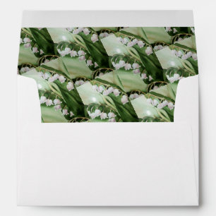 LILY OF THE VALLEY INSIDE FLAP ENVELOPE