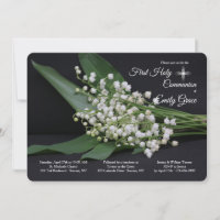 Lily of the Valley Invitation
