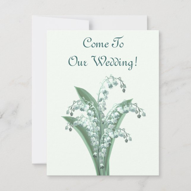 Lily of the Valley Invitation (Front)