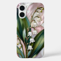 Lily of the Valley iPhone Case Stained Glass Style