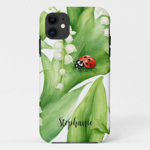 Lily of the Valley Ladybug Case-Mate iPhone Case