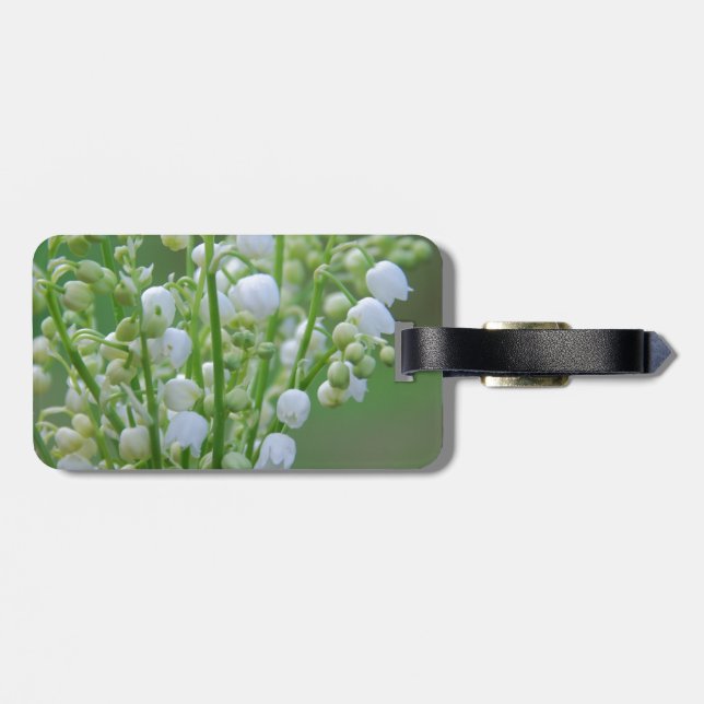 Lily of the valley luggage tag (Back Horizontal)
