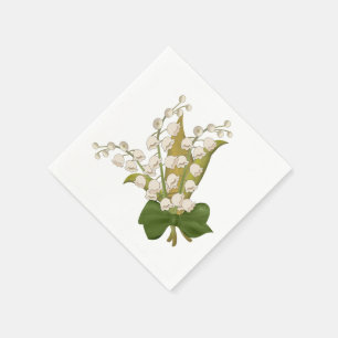 Lily of the valley napkin