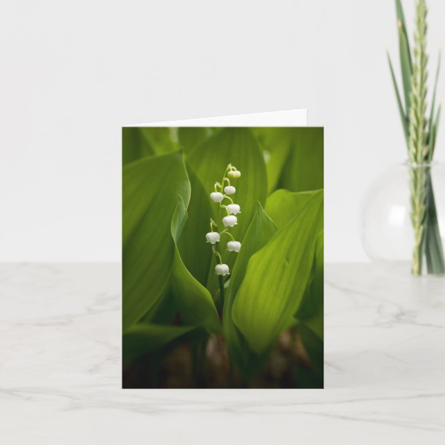 Lily of the Valley Note Card (Front)