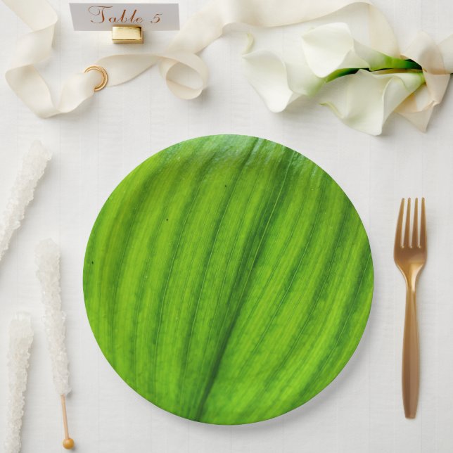 Lily of the Valley Paper Plate (Wedding)