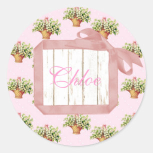 Lily of the Valley Personalised Stickers