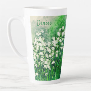 Lily of the Valley Personalized Coffee Mug Cup
