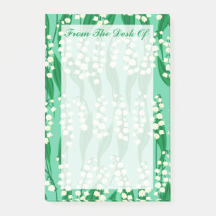 Lily of the Valley Post-It Notes