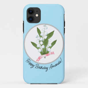 Lily of the valley, retro Case-Mate iPhone case