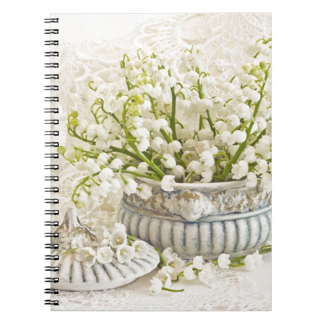 Lily Of The Valley Spiral Notebook (Front)