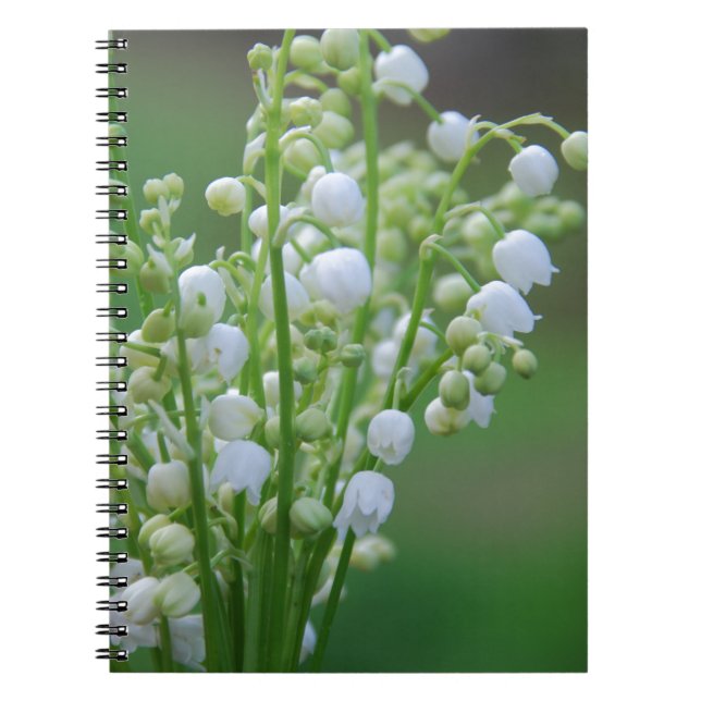 Lily of the valley spiral notebook (Front)