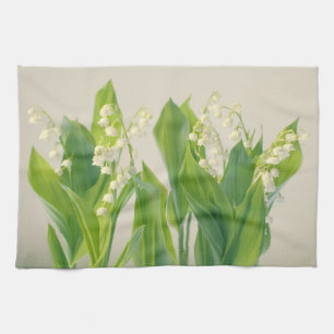 Lily of the Valley Tea Towel