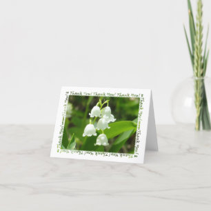 Lily of the Valley Thank You Card