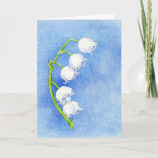 Lily of the Valley Thank You Card