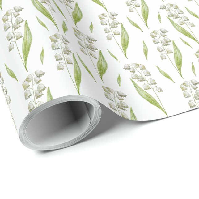 Lily of the Valley Wrapping Paper (Roll Corner)