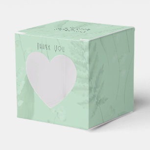 Lily of Valley Soft Green Blank Inside Custom Favour Box