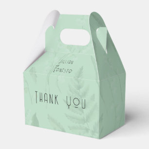 Lily of Valley    Soft Green Blank Inside Custom Favour Box