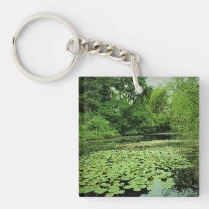 Lily Pads on the Pond Key Ring