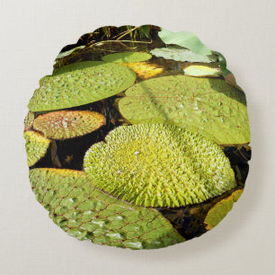 Lily Pads Round Cushion