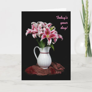 Lily Pitcher Birthday Card